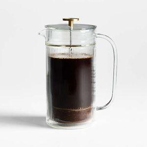 Bodum x Crate & Barrel Verona Clear Double Wall French Press