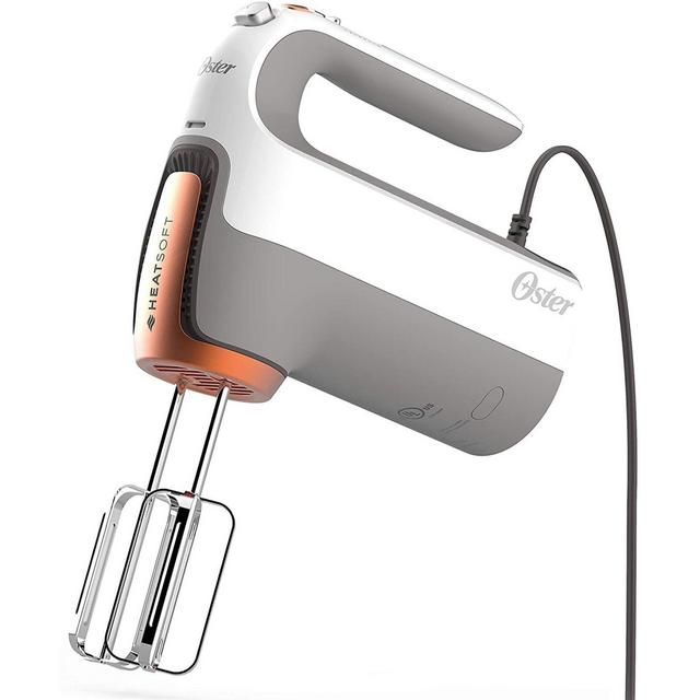 Oster® HeatSoft Hand Mixer with Storage Case in Grey