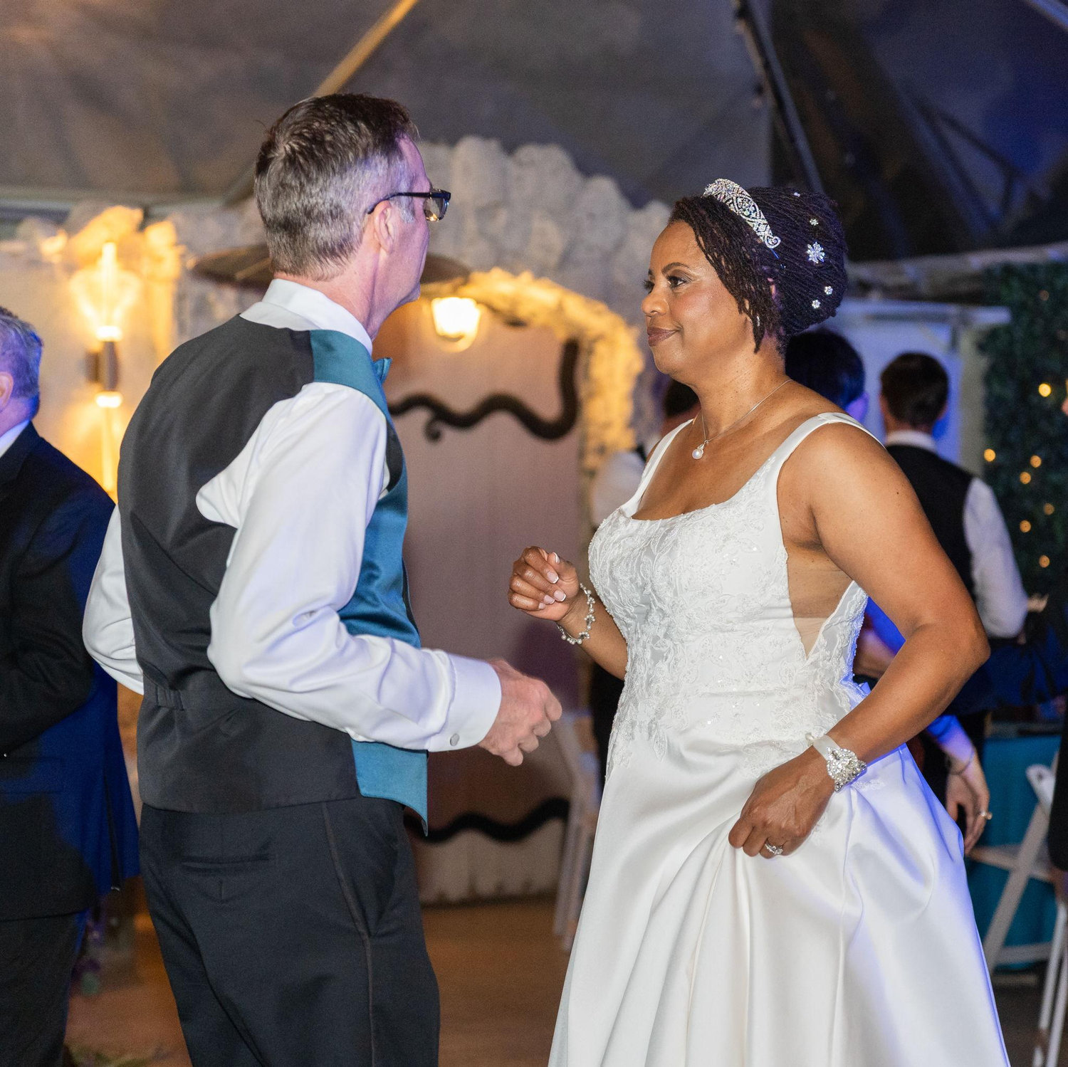 David is getting his groove on!