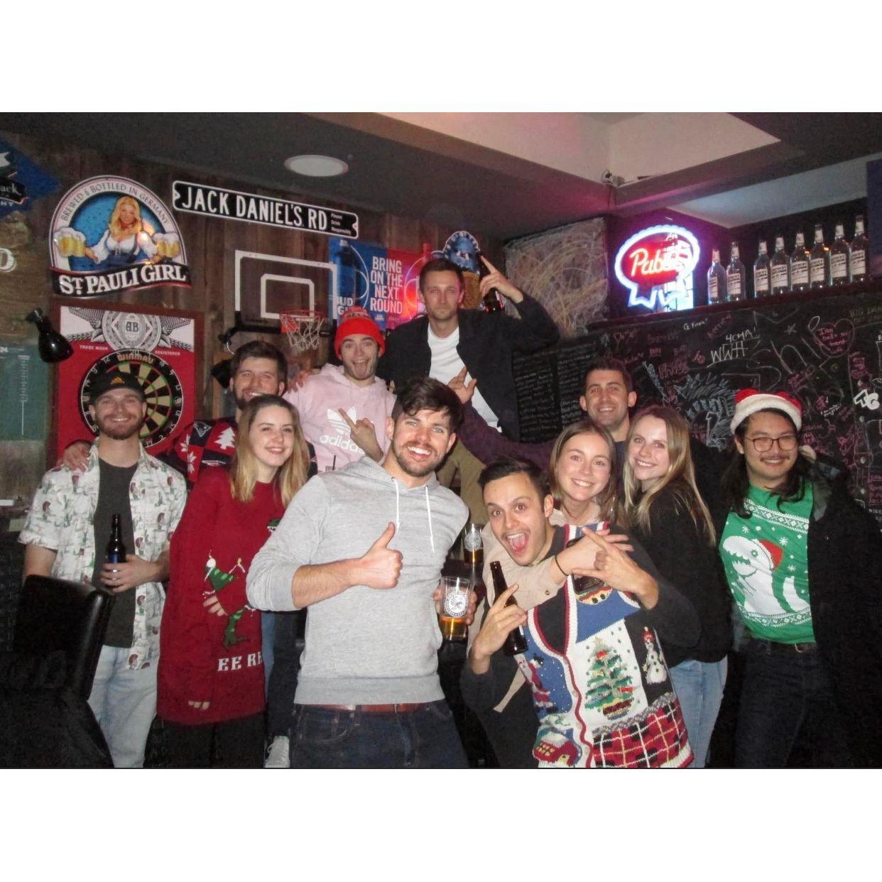 Holiday festivities at Shine Square Pub