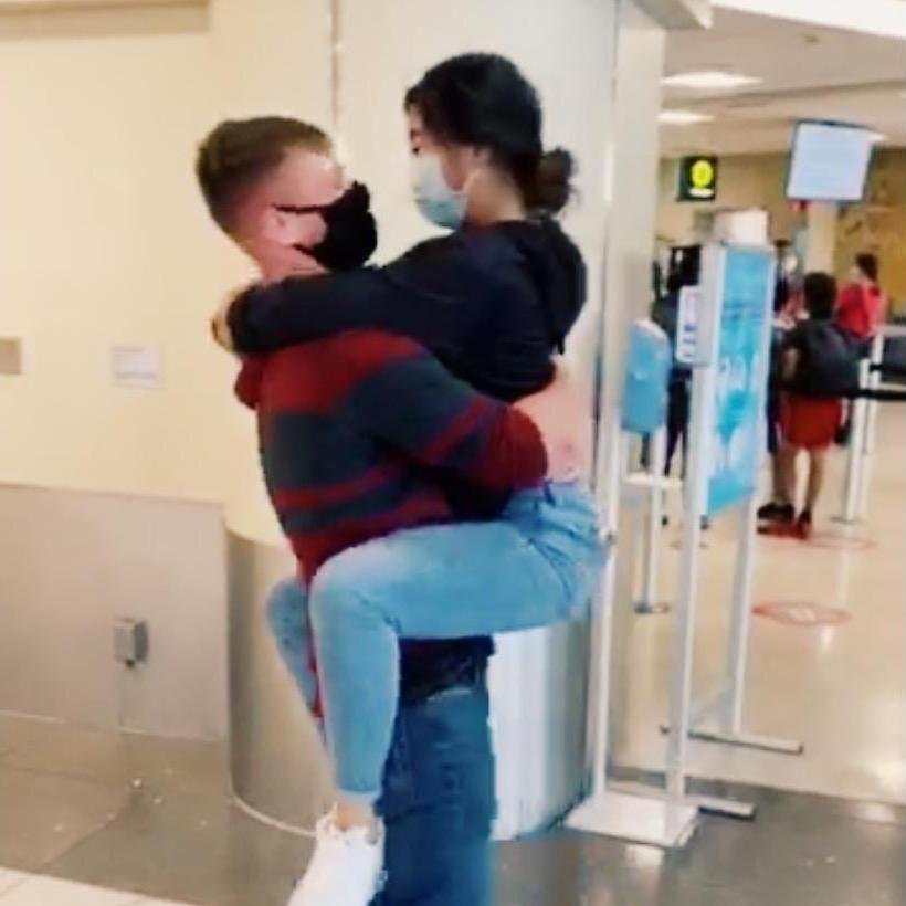 The first time we met in person
