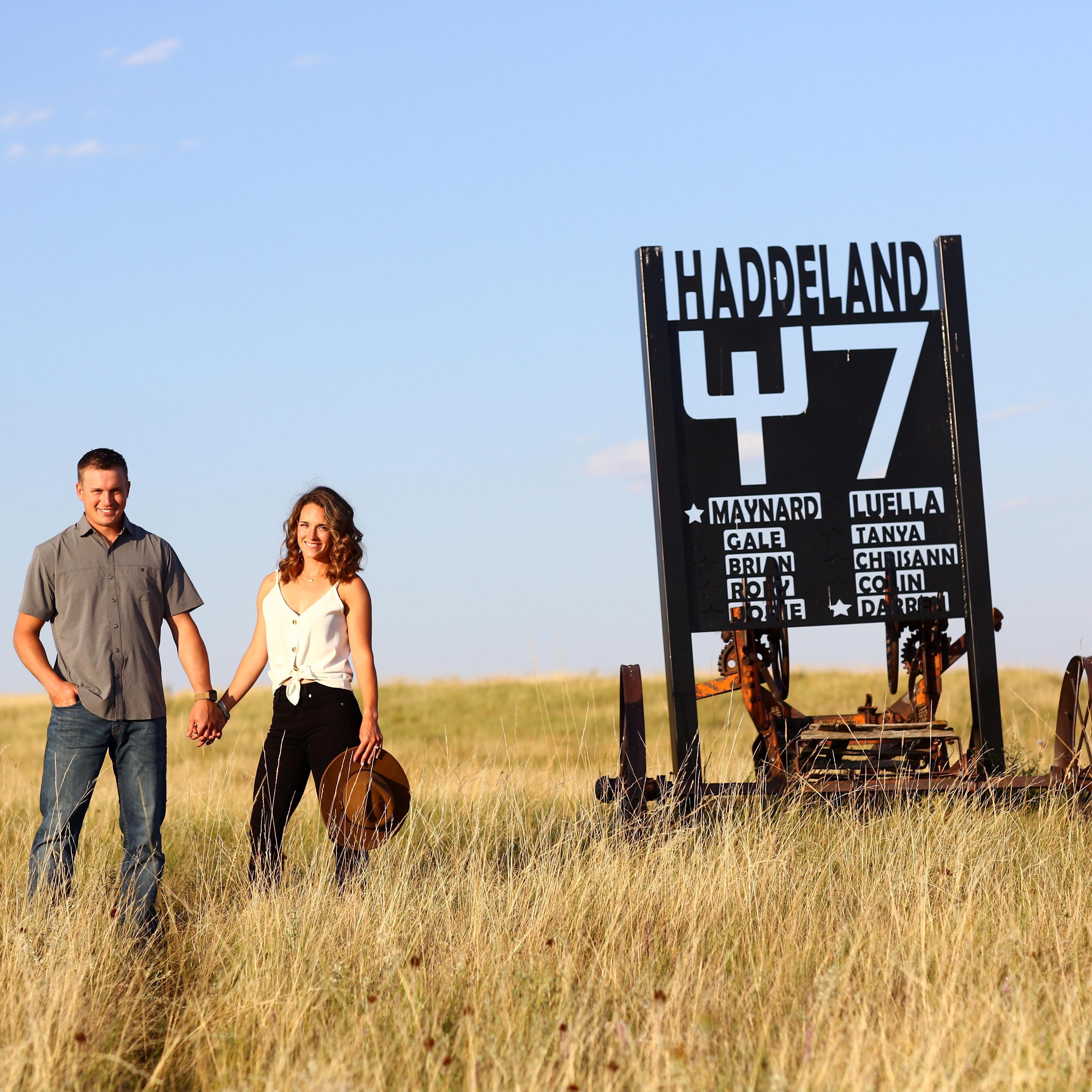 The Haddeland Farm Sign