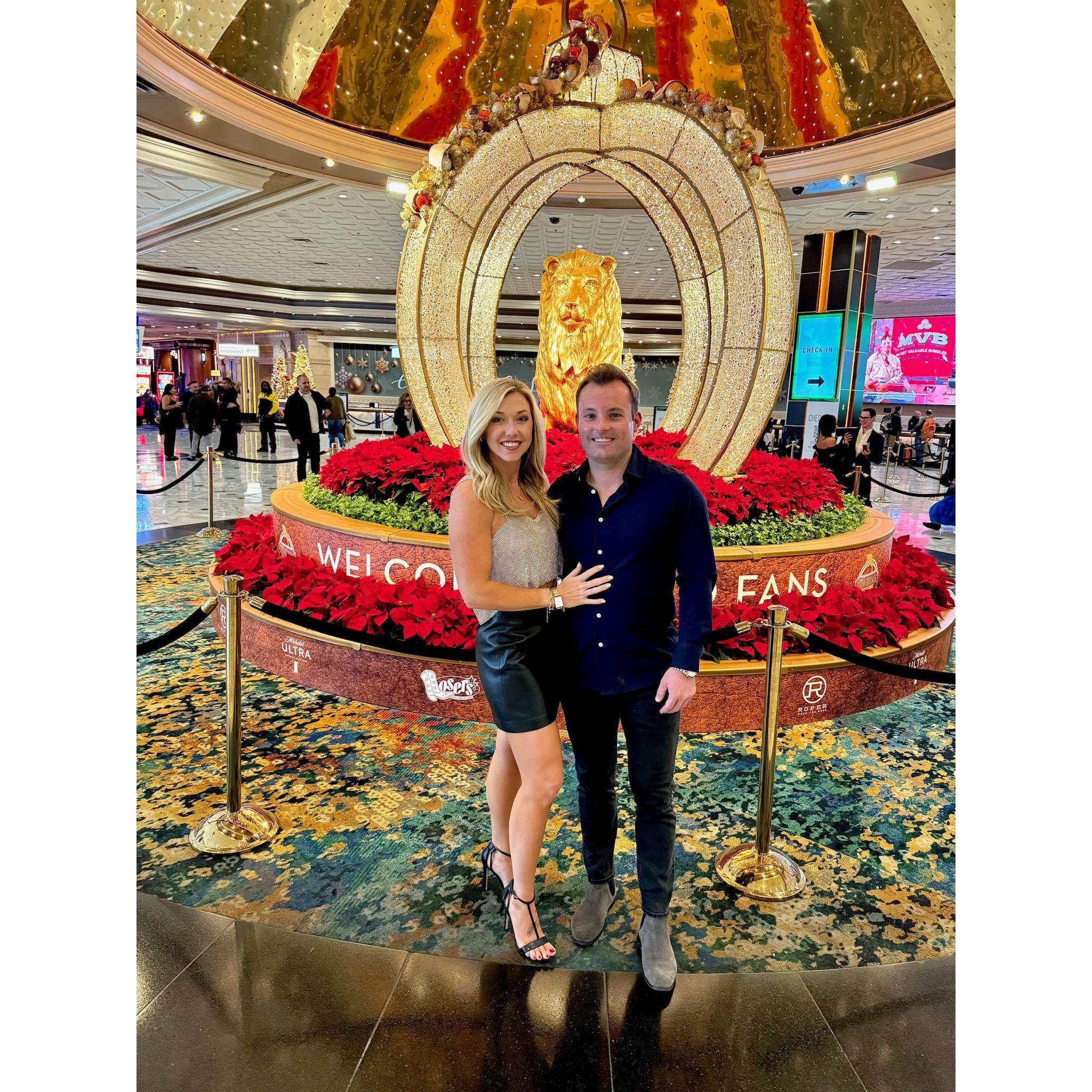 Viva Las Vegas, Brandon was introduced to some of my Best friends and met my parents.