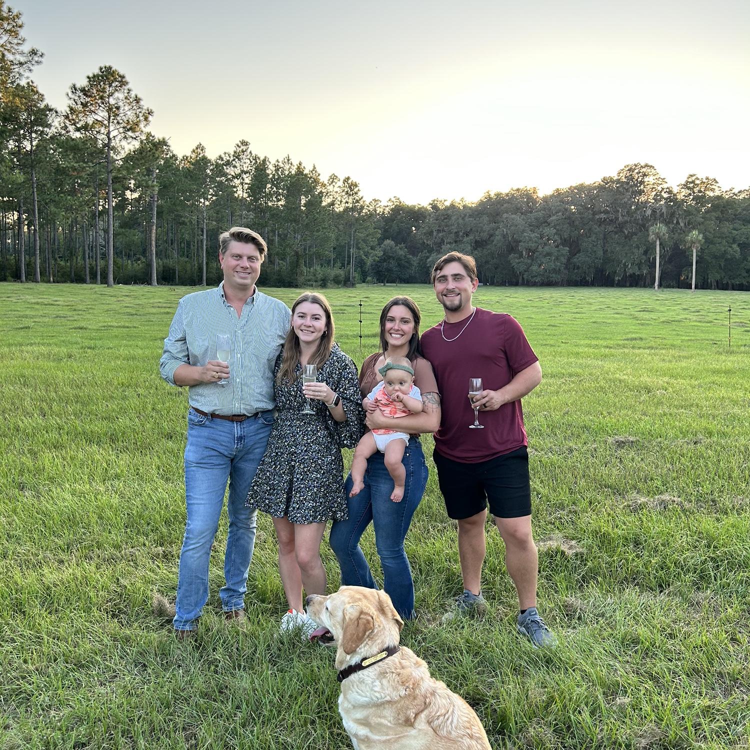 Nicholas Smith, Anna Grace Montford, Shelby and Linda Jean Sale, Cody Sale 

Celebrating our engagement!