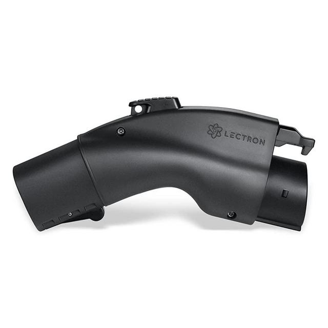 Lectron [Only for J1772 EVs] Tesla to J1772 Charging Adapter, Max 48A & 250V - Compatible with Tesla High Powered Connectors, Destination Chargers, and Mobile Connectors (Black)