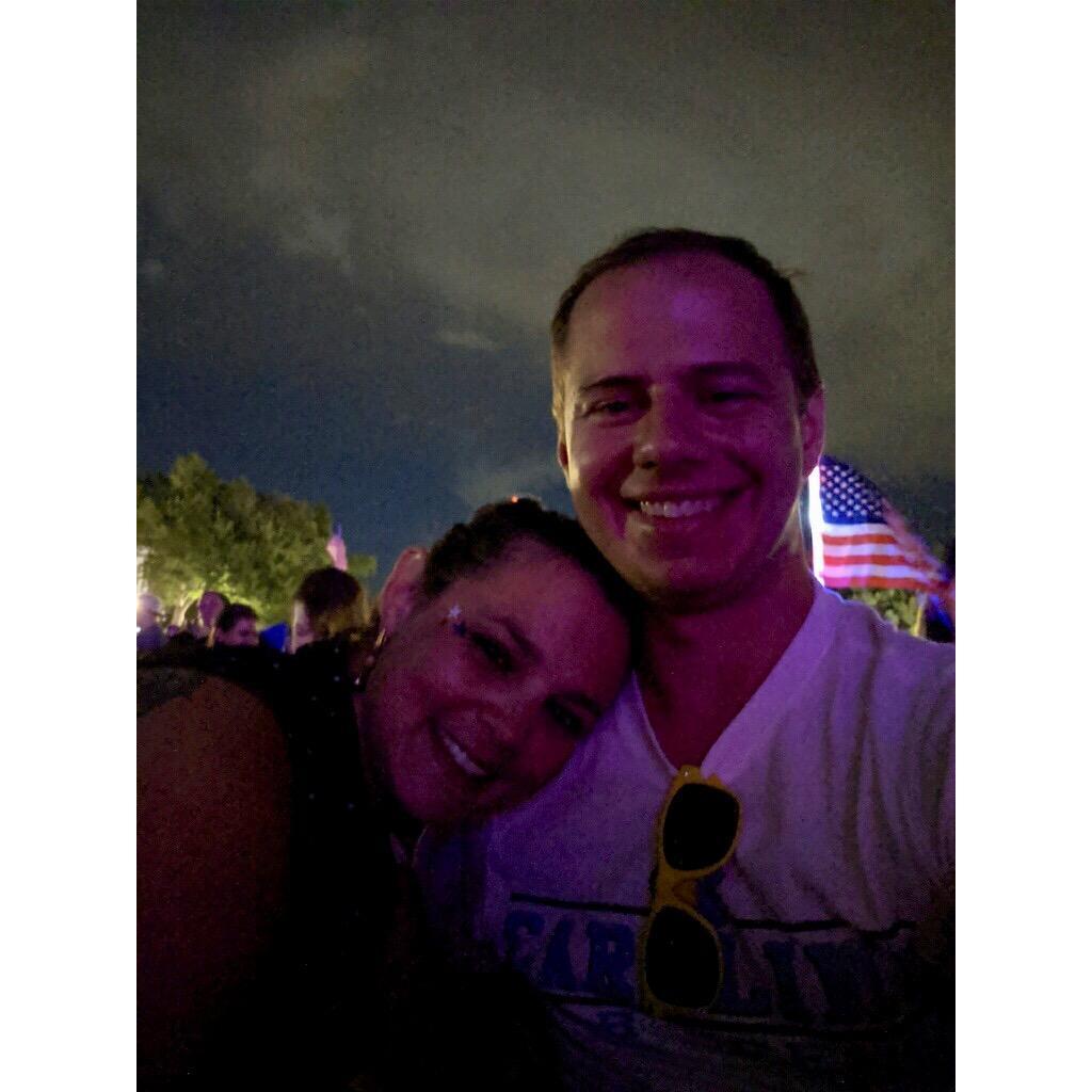 First 4th of July together when we finally met each other's friends and went from unofficial to official