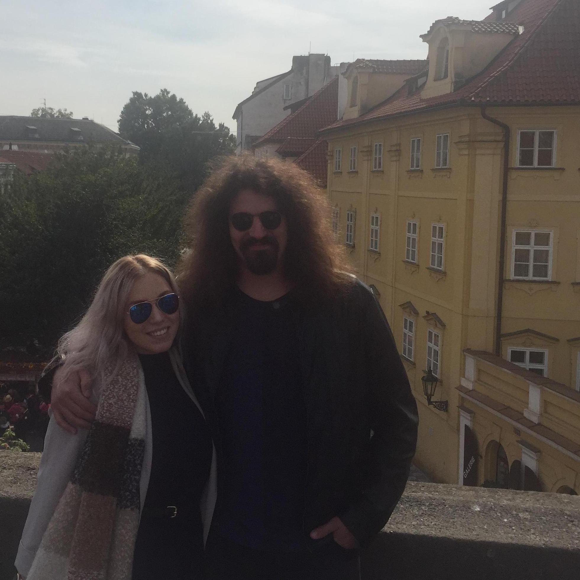 Exploring Prague.