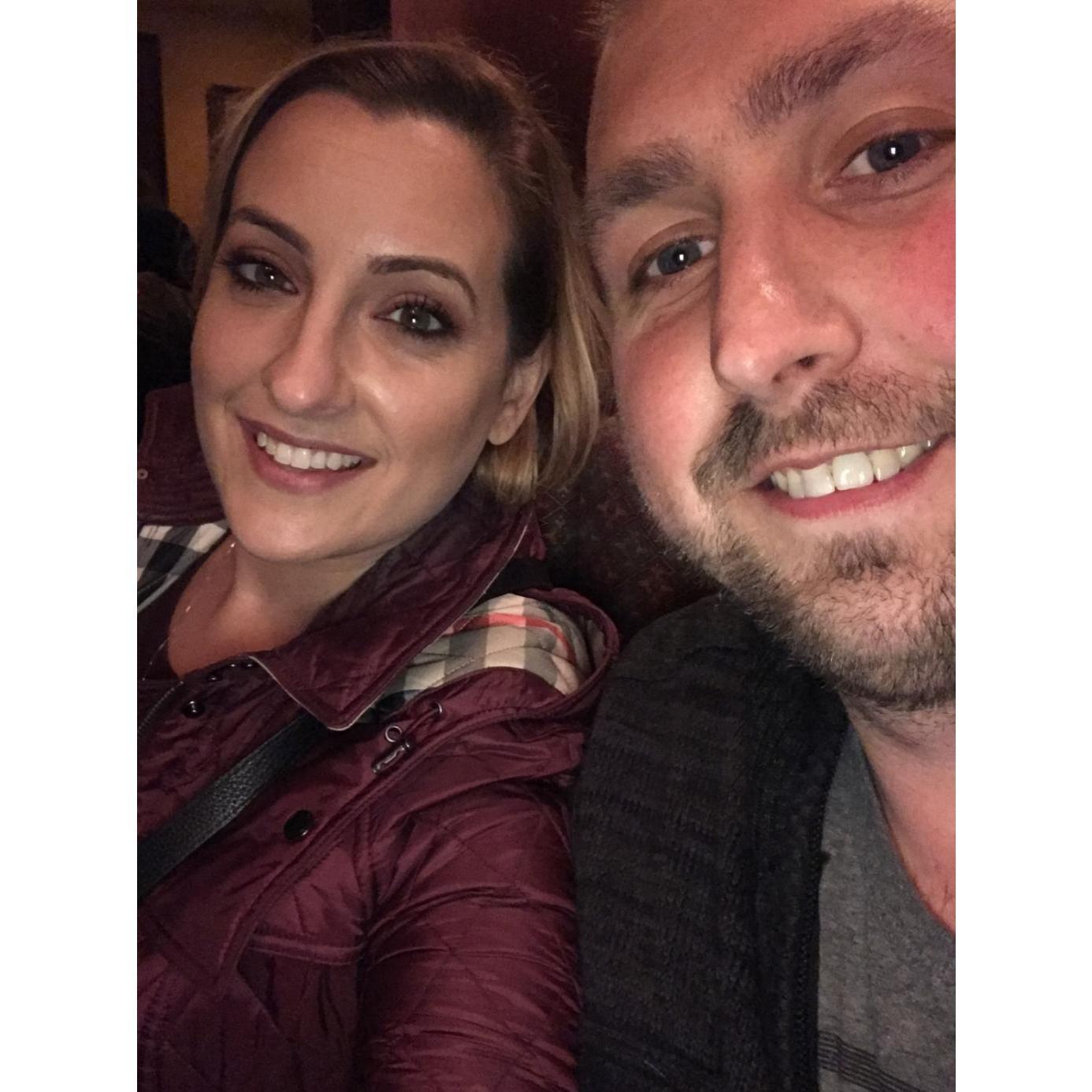 Date night - seeing Book of Mormon on Broadway!