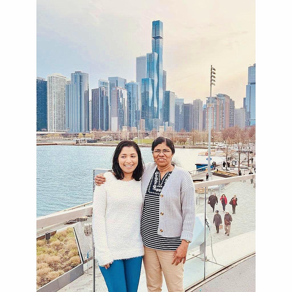 Admiring the Chicago Skyline