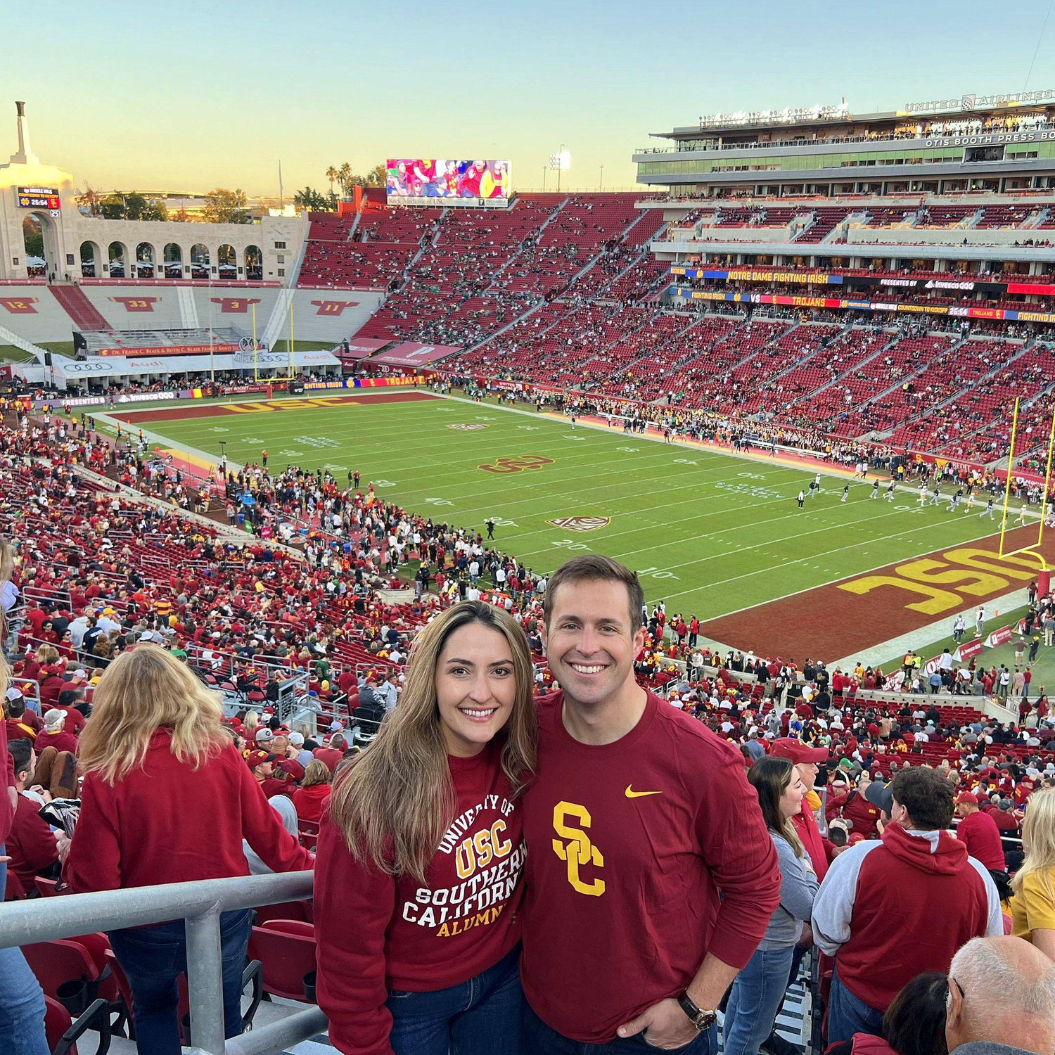 Andrew's first USC game