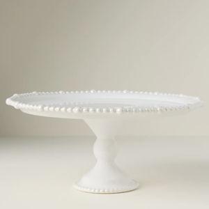 Perla Stoneware Cake Stand