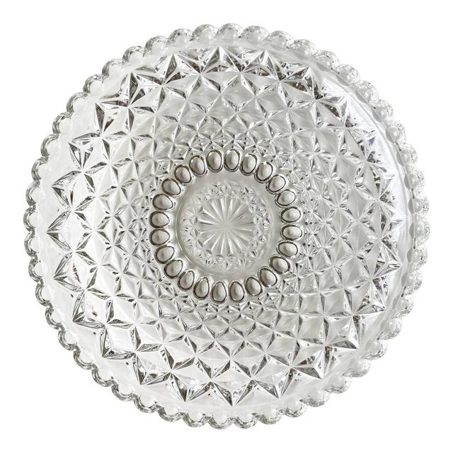 Vintage Textured Glass Catchall Dish