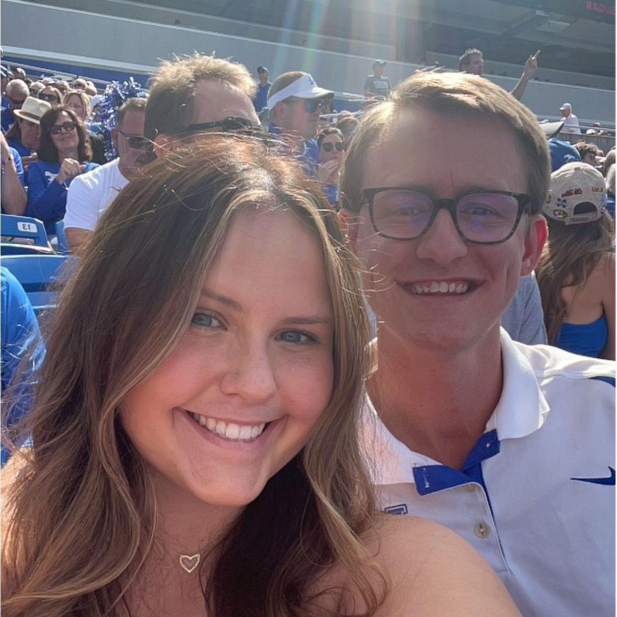 UK football games are one of Wyatt's favorite places. We love getting to spend this time together every Fall