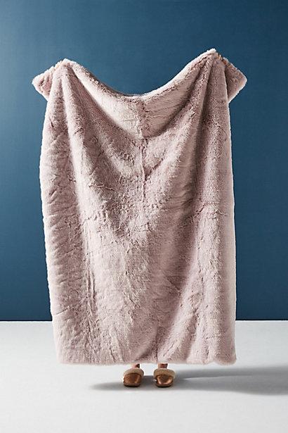 Faux Fur Throw