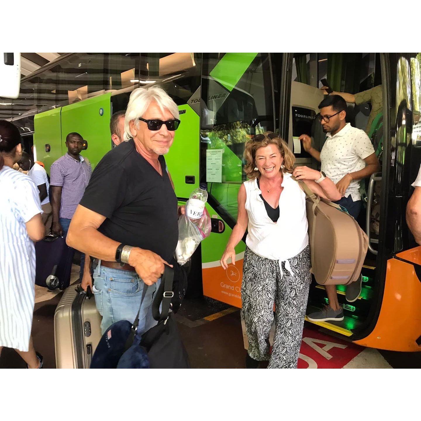 Arriving in Toulouse France to go barging in the canals!