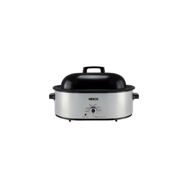 Nesco Silver Stainless Steel 18 qt Electric Roaster 17.5 in. H X 9.2 in. W X 25.4 in. L