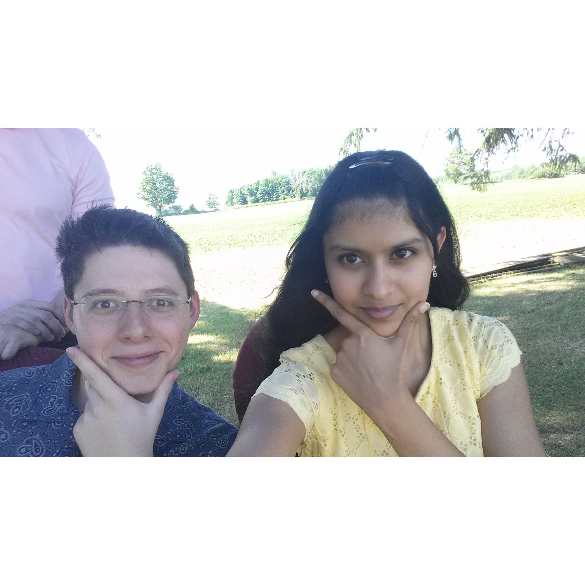 Attending the wedding of Jonathan's cousin Matt!