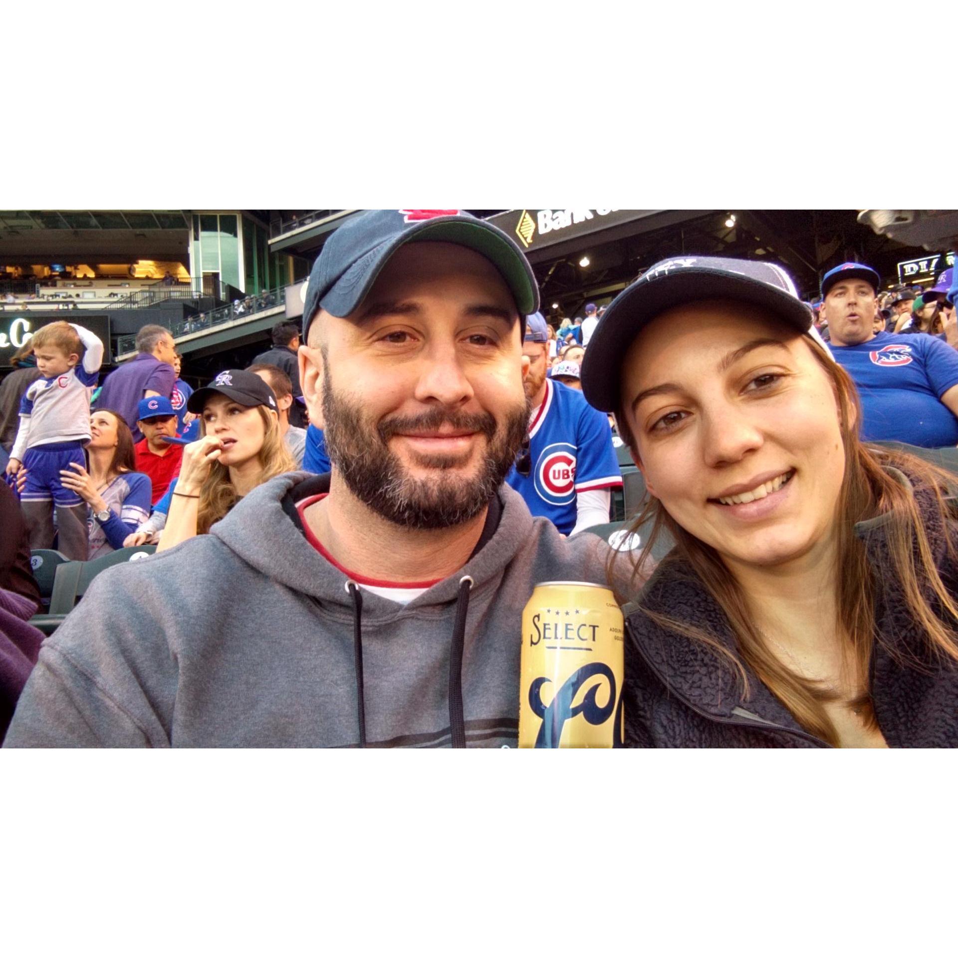 Coors Field for the Rockies game.