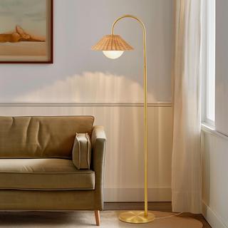 Laguna Rattan Weave Shade Floor Lamp