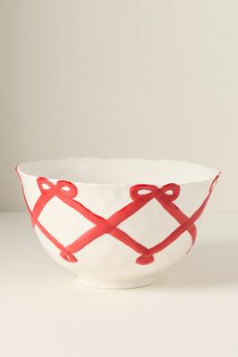 Benedita Bow Ceramic Stoneware Serve Bowl