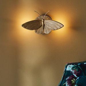 Luna Metal Moth Sconce Wall Light