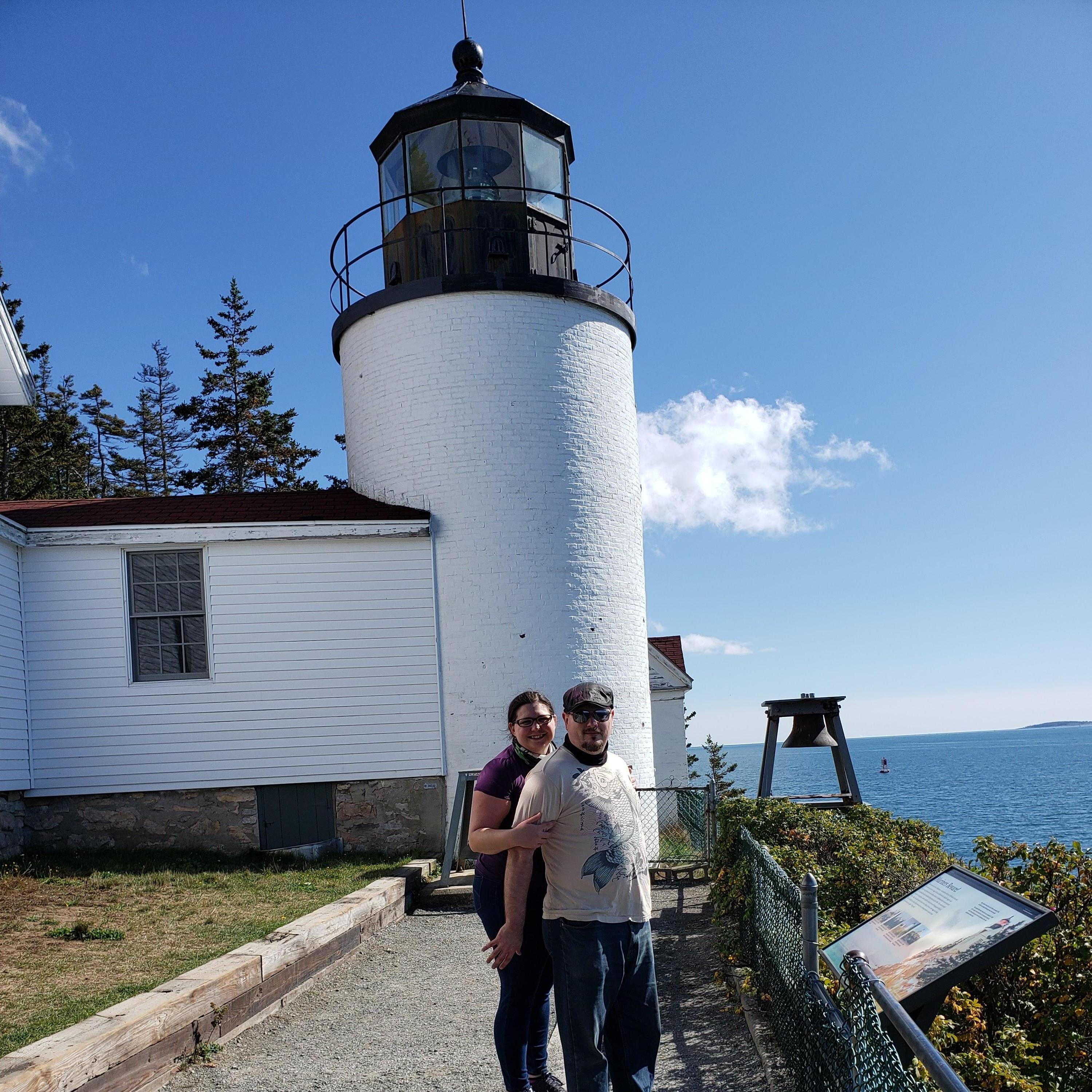 Just after this photo at Bass Harbor Head Lighthouse, he asked me "What would you do if I proposed right now?" I can't remember my response exactly - but he didn't, in that moment (the big tease!)