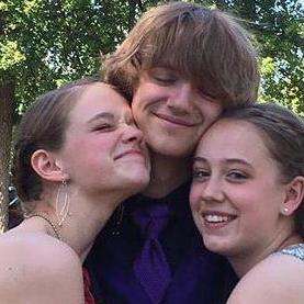 Emma, Michael, and Rachael; Jenkins High School Prom (2017).