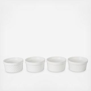 Mixed Pattern Ramekin, Set of 4