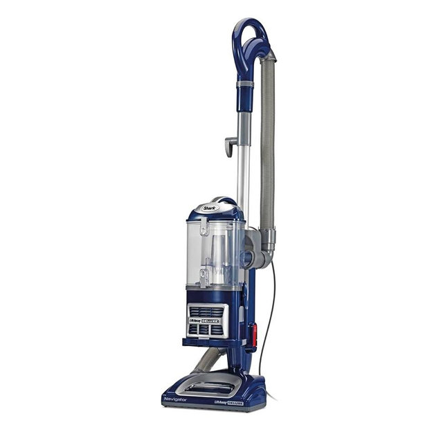 Shark Upright Vacuum, Navigator Lift-Away Deluxe with Large Dust Cup Capacity, HEPA Filter, Swivel Steering, Upholstery Tool & Crevice Tool, Blue, NV360