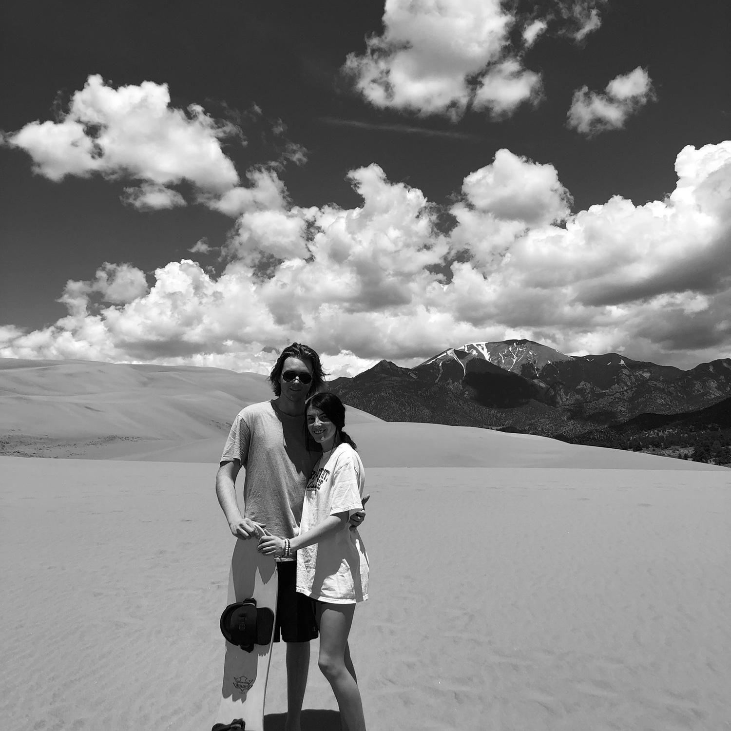 Our first time at the sand dunes