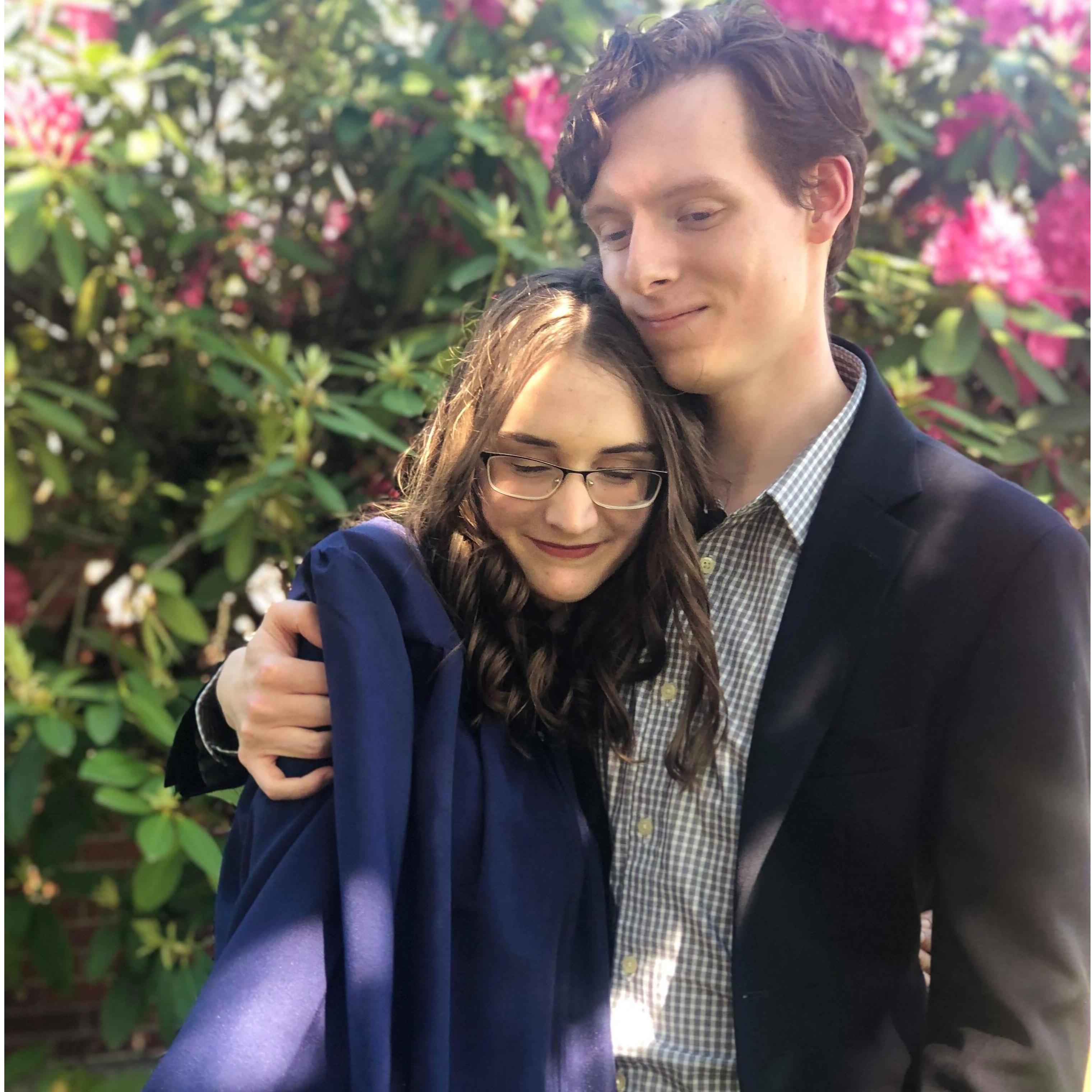 Ellen's high school graduation in 2018