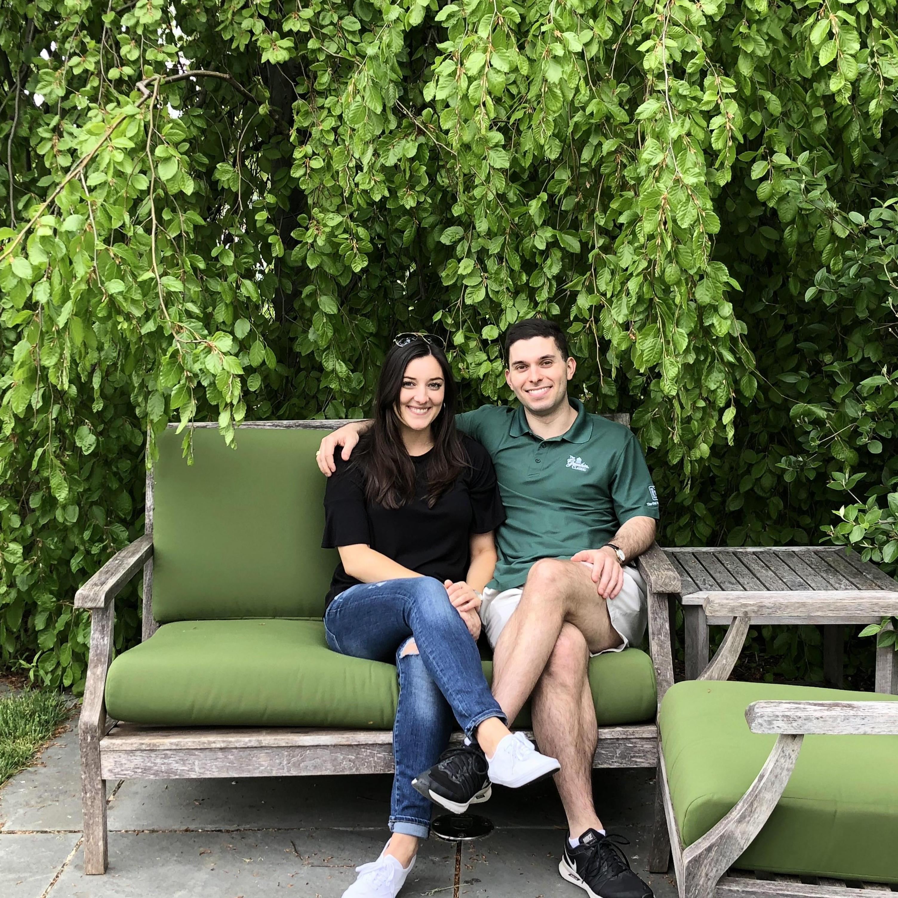 This was taken about 2 months into dating- outside the DC Botanical Gardens (Photo credit: Tony and Jacque)