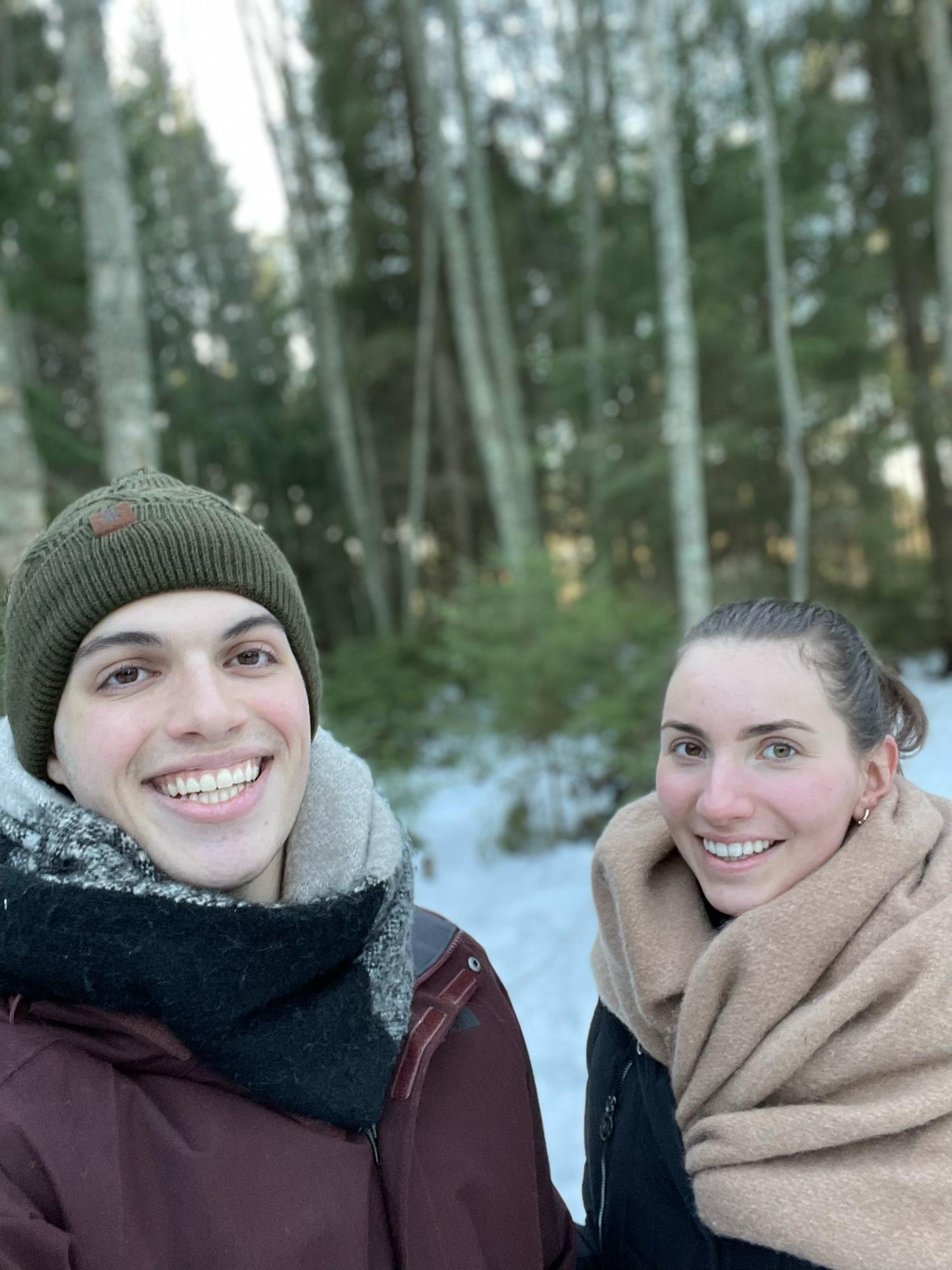 12/24/22: Searching for a Christmas tree in the heart of a forest in Estonia!