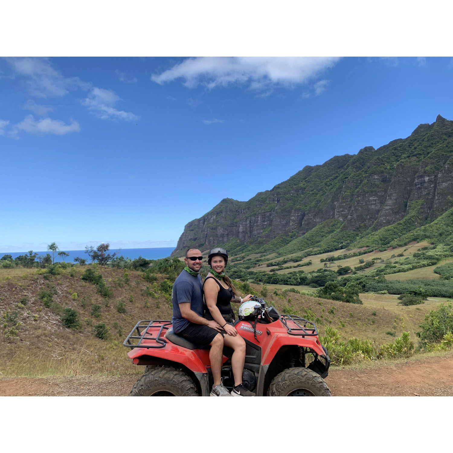One of our favorite memories of living in Oahu! UTV tour of Kualoa Ranch- so many movies were filmed here!