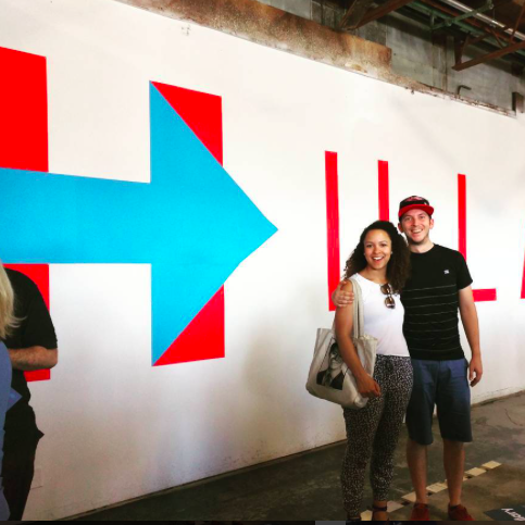 At Hillary Headquarters in Portland! -- Summer 2016 :(