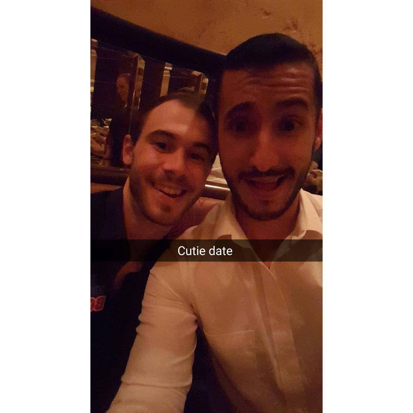 First time celebrating Colton's bday. Two weeks after meeting.