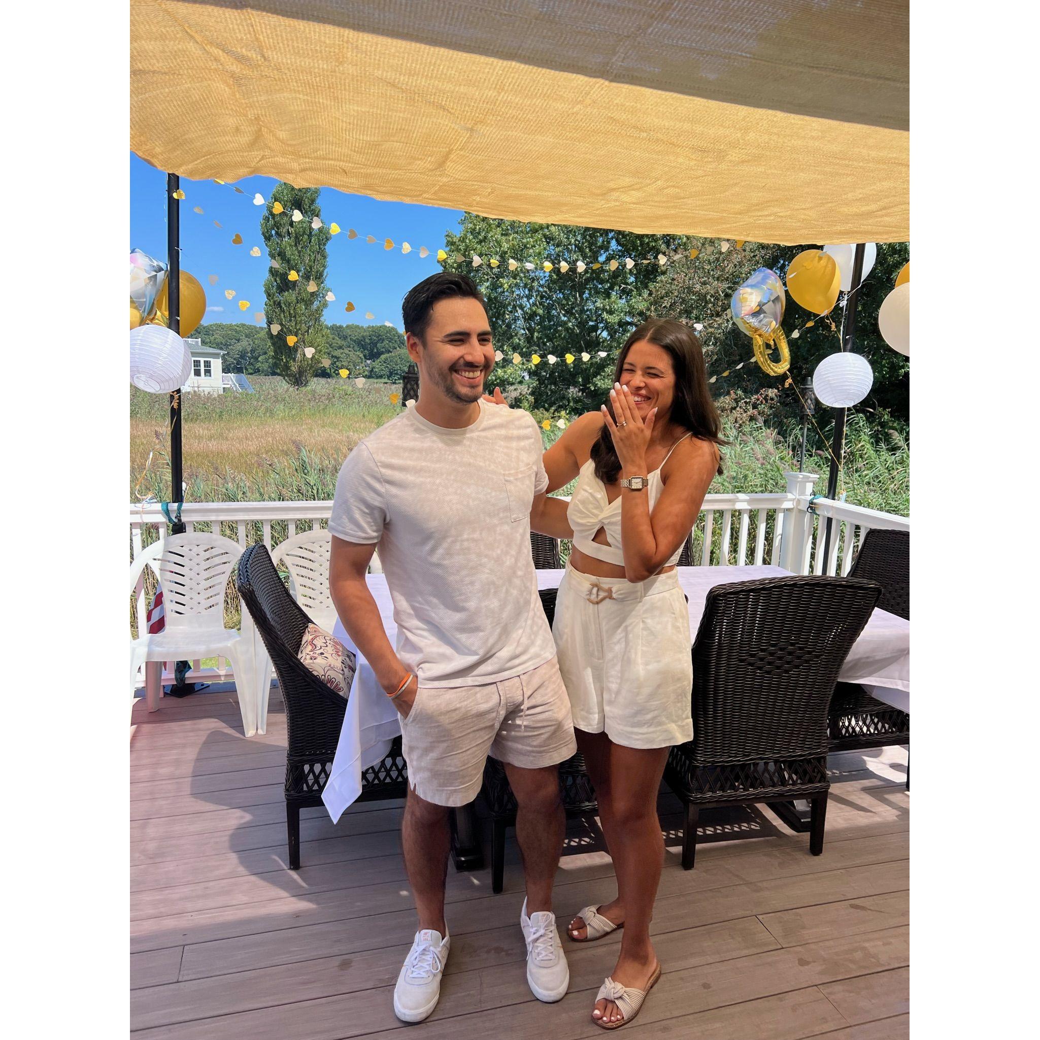 Celebrating our engagement :)