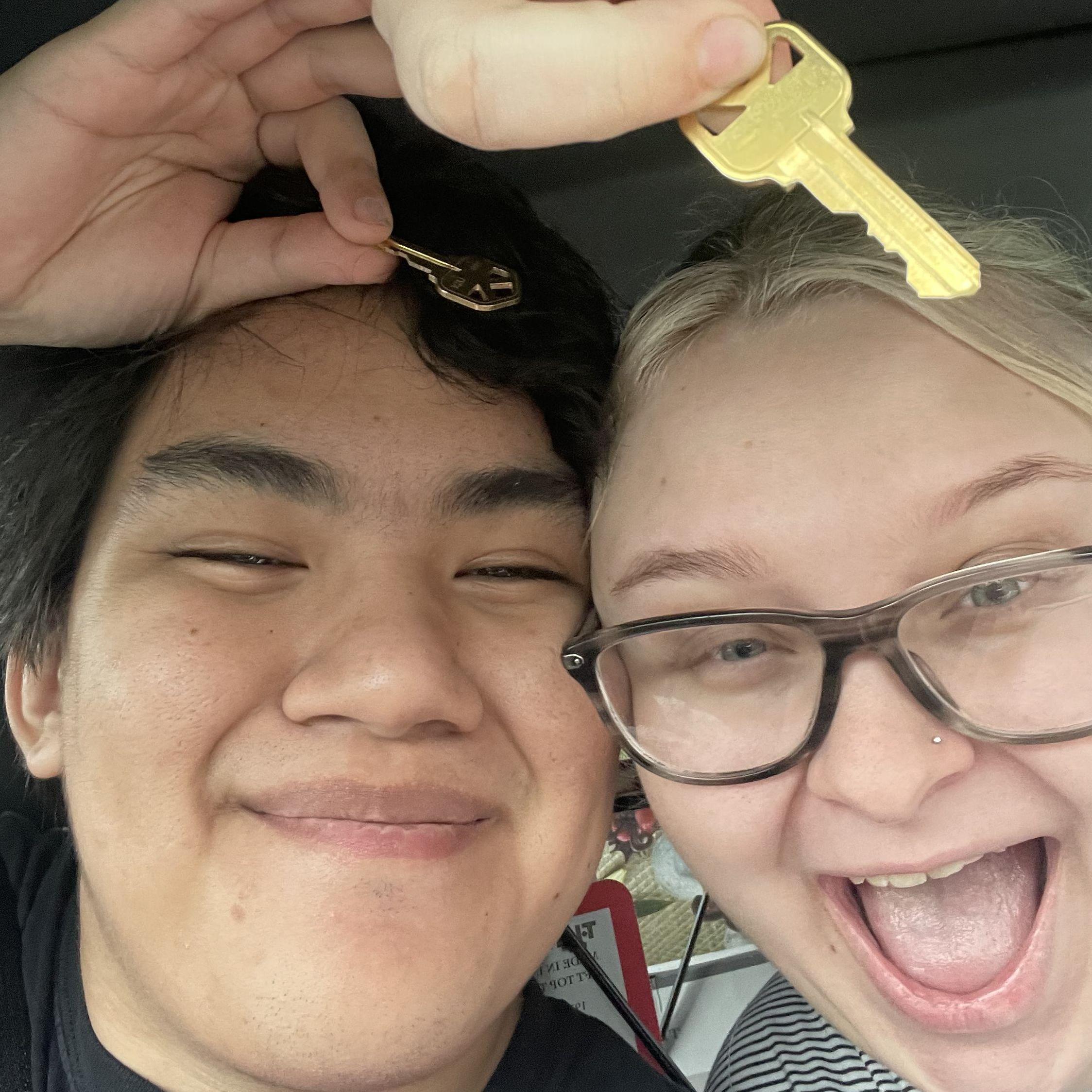 Our first apartment!