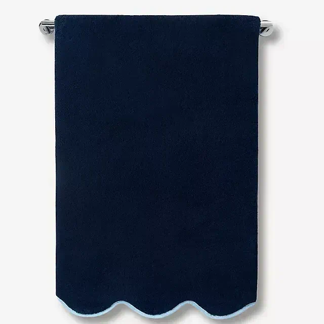 Kassatex Chairish Scallop Edge Bath Towel Collection