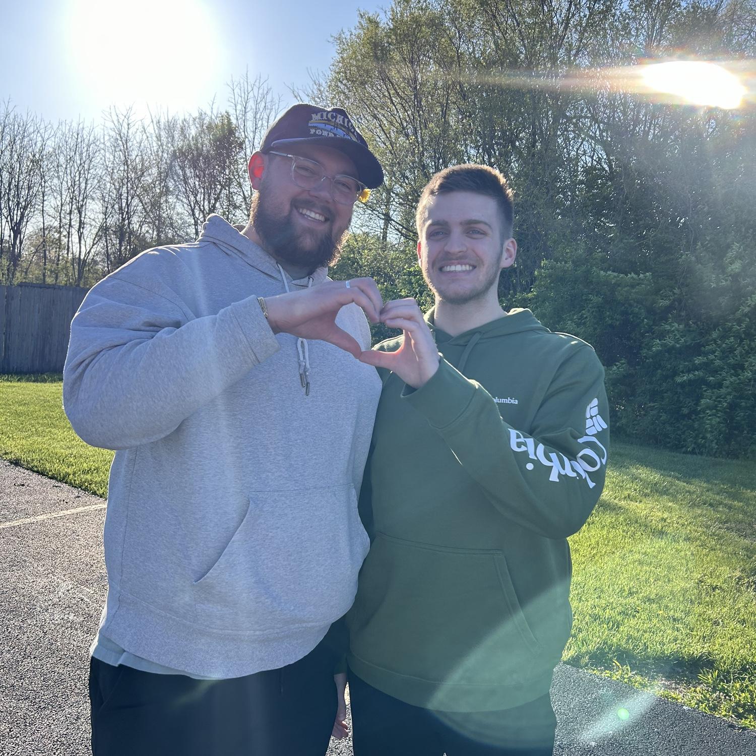 Karl and his future brother in law bonded!