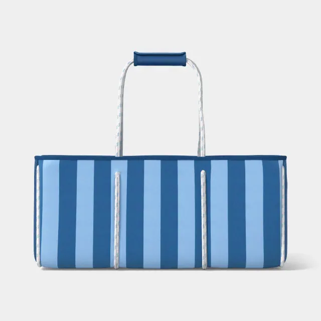 XL Beach Bag Blue Stripe - Sun Squad™