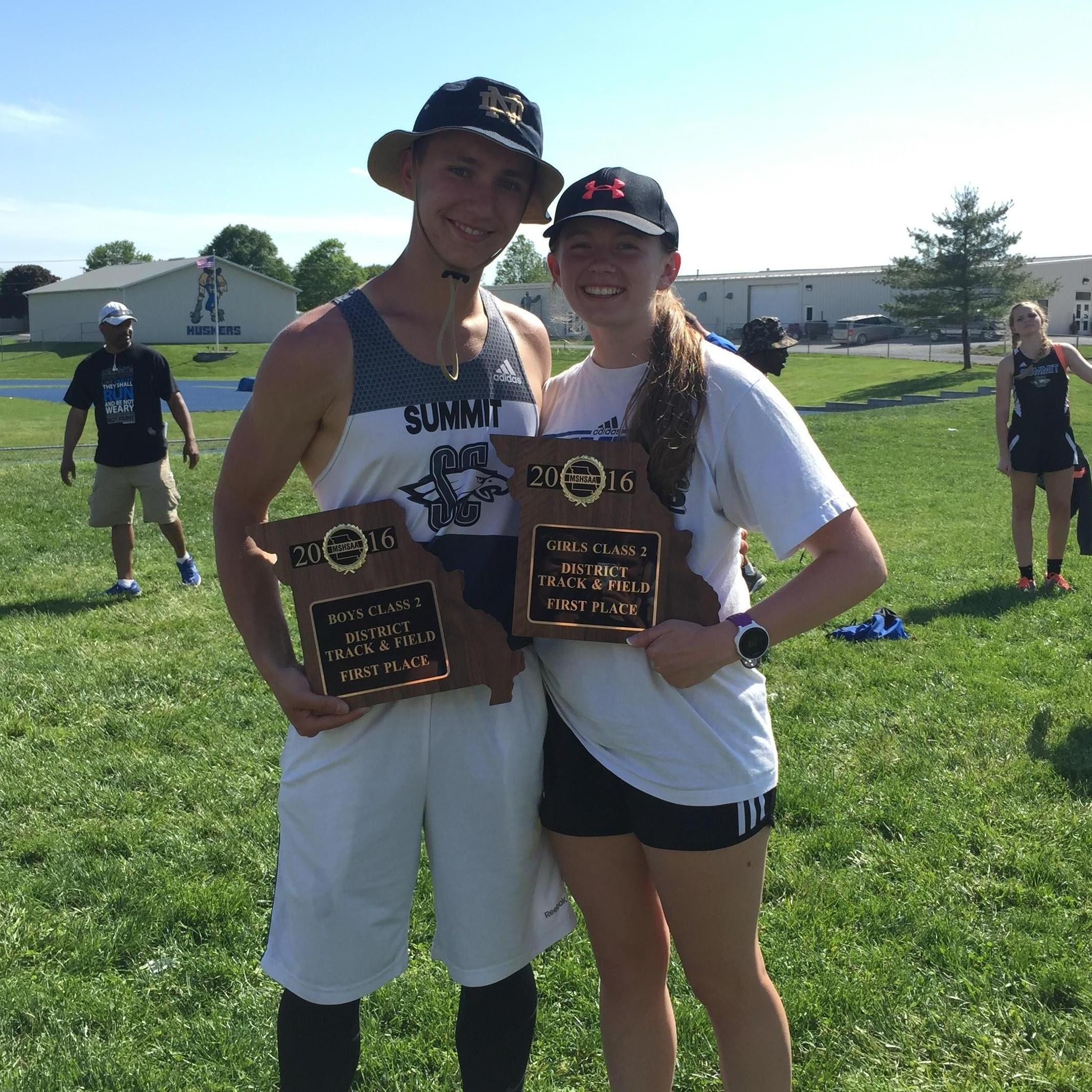 Track & Field District Champions our senior year