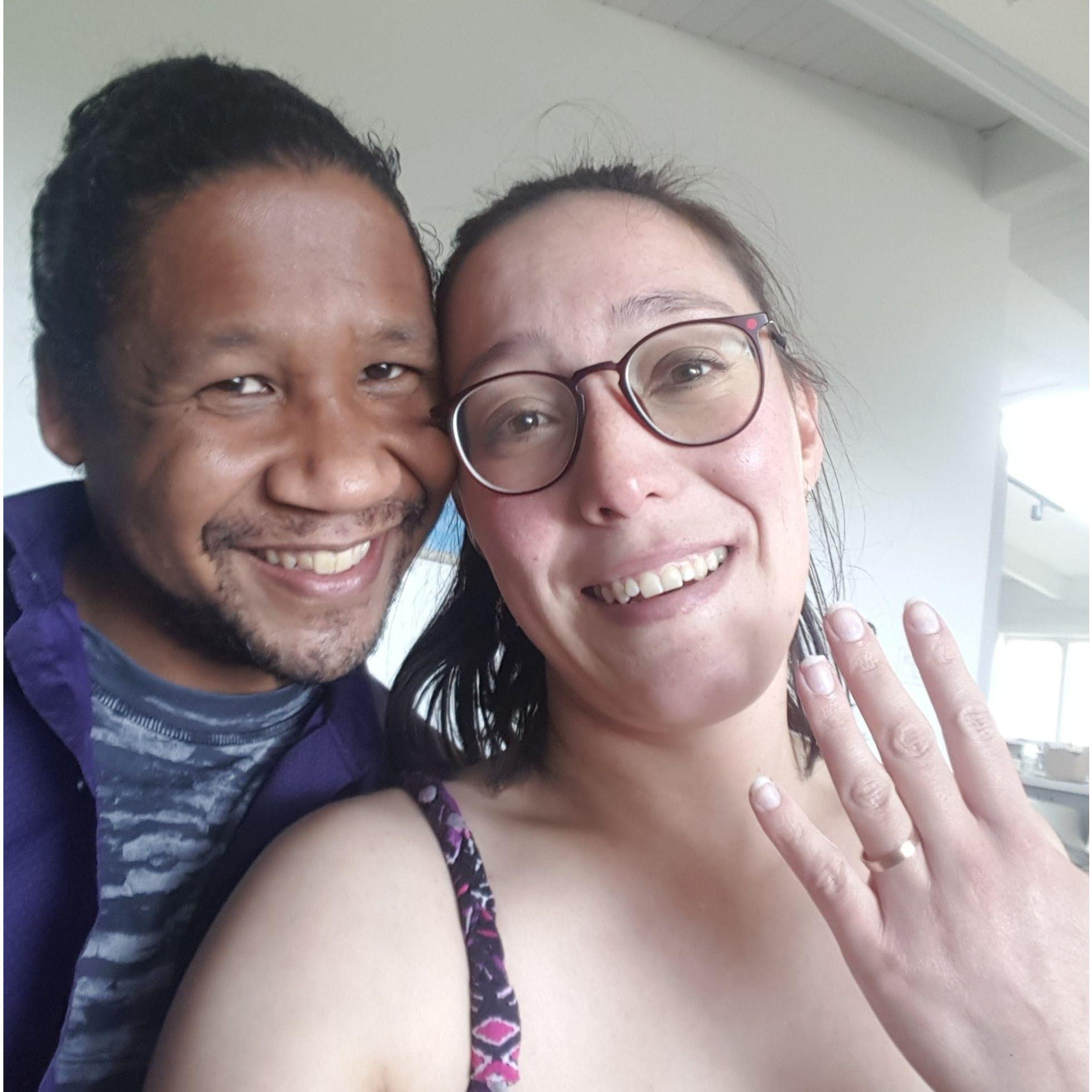 The day we got engaged!