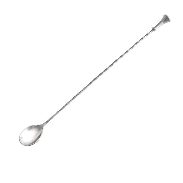 Crafthouse by Fortessa Professional Metal Barware/Bar Tools by Charles Joly, 12.5" Stainless Steel Twisted Bar Spoon