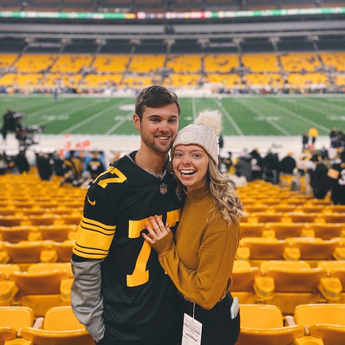 Our first ever steelers game together