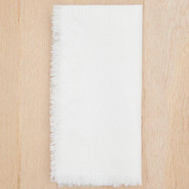 Frayed Linen Napkin (Ivory)