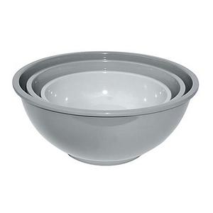 Oggi™ 3-Piece Melamine Mixing Bowl Set in Grey