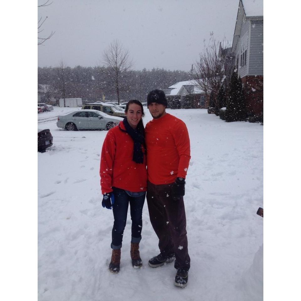 Our first February together combined with the snowiest month in years. Snow days with you are the best.