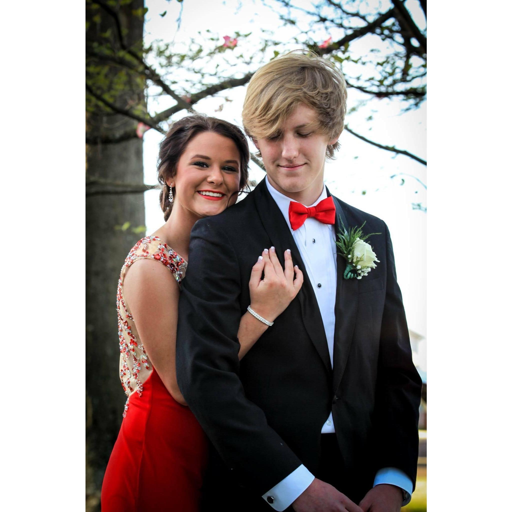 Prom junior year (B's sophomore year)