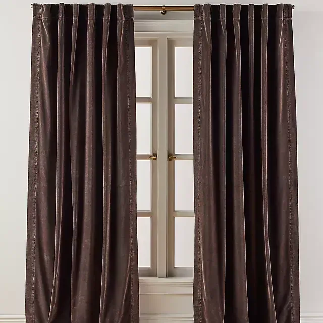 Trova Washed Velvet Curtain